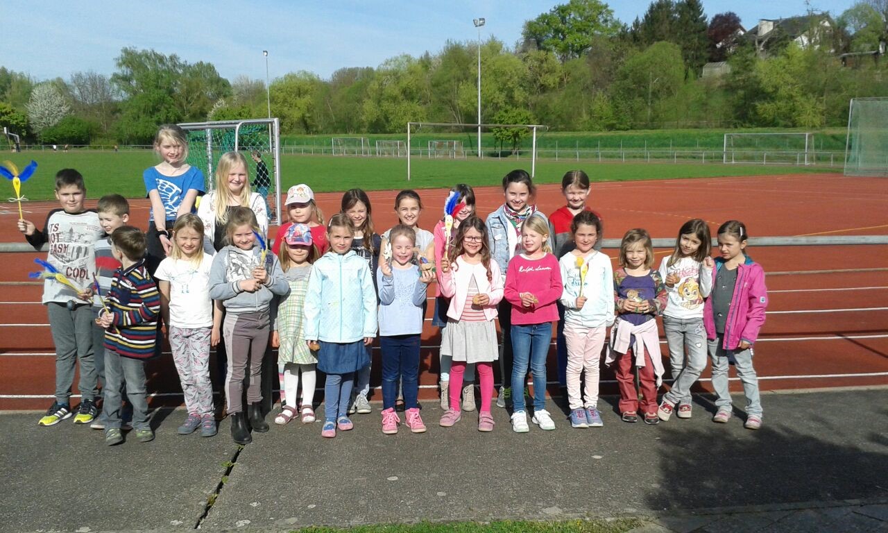 Wir bastelten Osternester